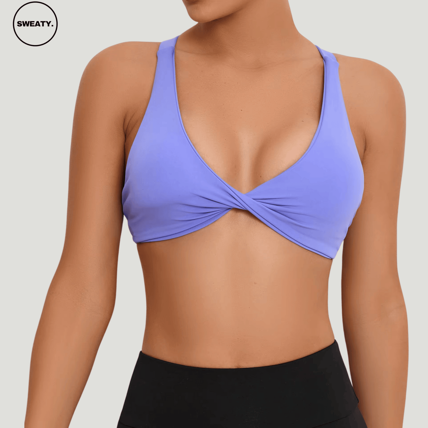 "Black deep V sports bra with strappy back design"
"Blue strappy back V-neck sports bra for high-impact workouts"
"Grey V-neck workout bra with padded support and strappy back"
"Light blue stylish deep V strappy back sports bra"
"Pink deep V sports bra with moisture-wicking fabric"
"Navy blue high-support V-neck sports bra with straps"
"Light pink sports bra with deep V neckline and crisscross straps"
"Rose red V-neck workout bra with adjustable straps"
"White high-impact strappy back sports bra for women"