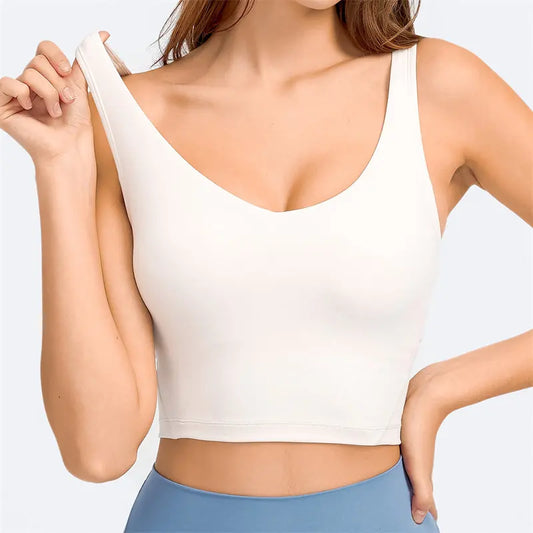 Built-In Bra Crop Tank Top